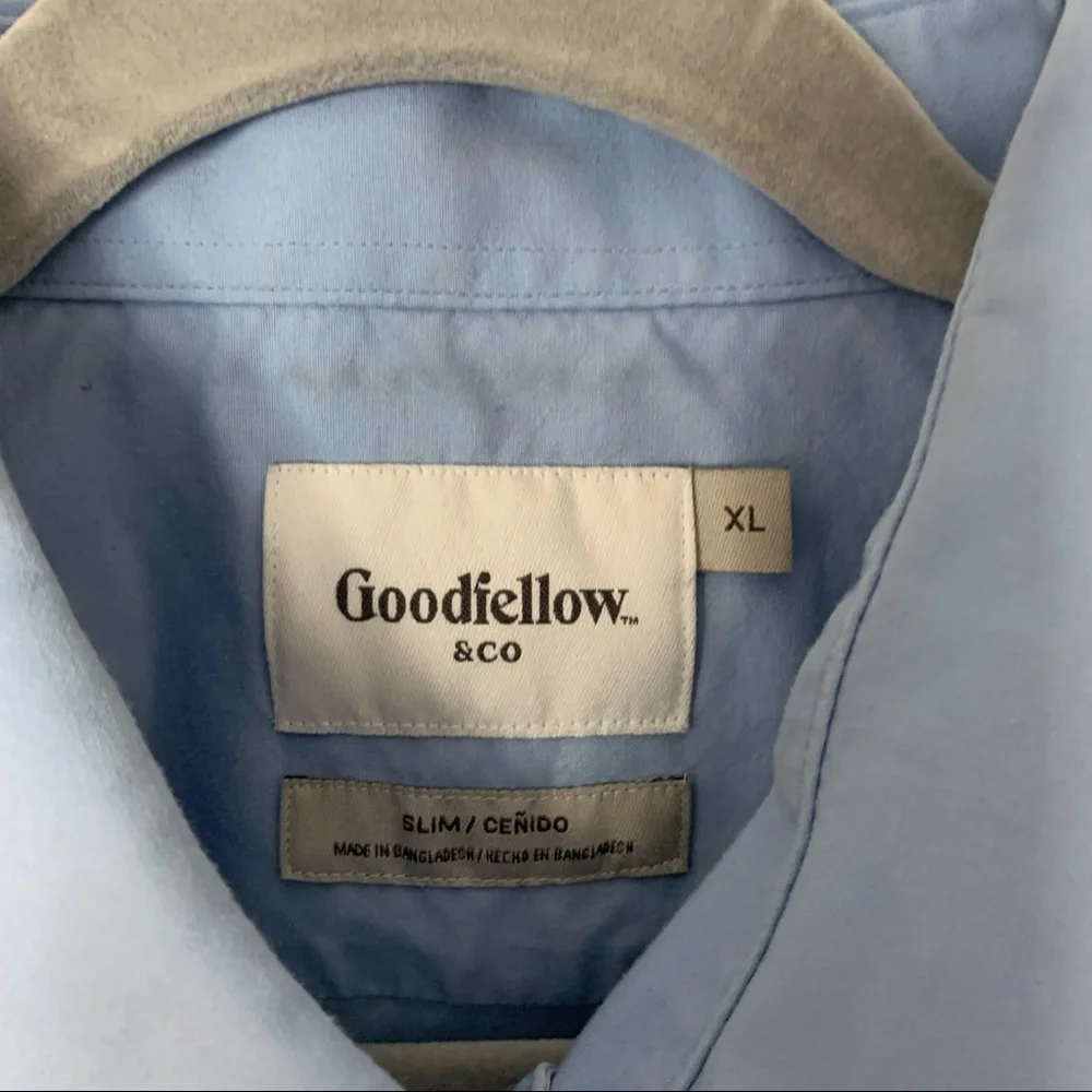Goodfellow & Co mens long sleeve button down shirt | size Extra Large